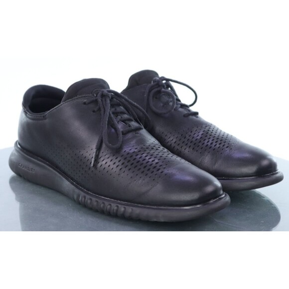 Cole Haan Zerogrand Men\'s Laser Cut Oxfords Dress Shoes Size 10 M Leather C23832 main image 6